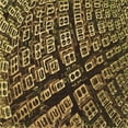 thumbnail image 1 of Ahgly Company Tapis d'Intérieur Lavable en Machine Carré Transitionnel Caramel Brun, 5 Pieds Carré, 1 of 7