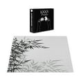 thumbnail image 4 of Ambesonne Asian Themed Jigsaw Puzzle Durable Cardboard, Monochrome Art Leaves, 1000 pcs, White and Black, 4 of 6