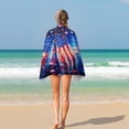 thumbnail image 4 of Independence Day Of The United States Flag Beach Towel, Microfiber Beach TowelsAbsorbent, Compact, Beach Blanket, Lightweight Towel for The Swimming, 4 of 7