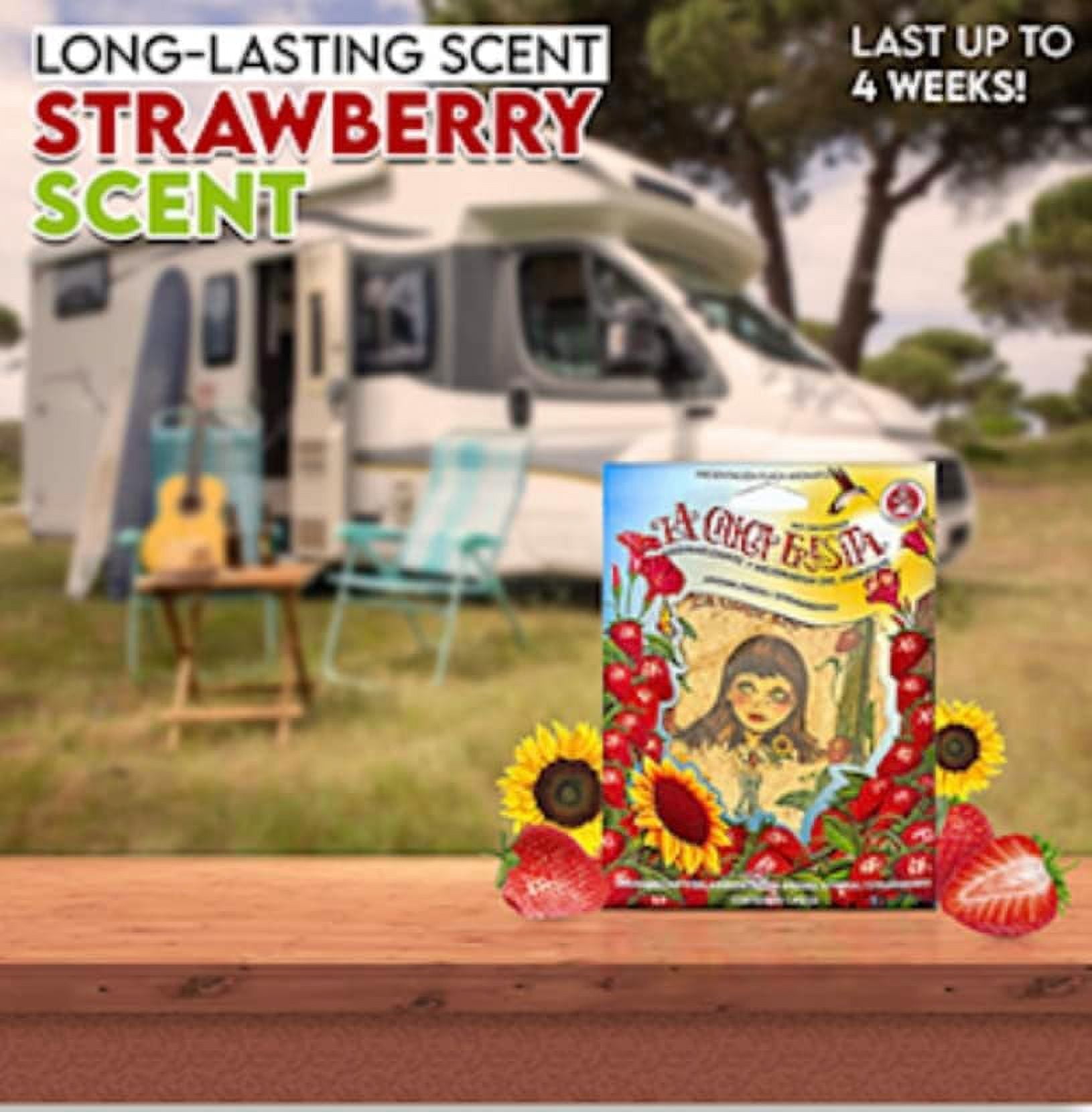6 pack Strawberry La Chica Fresita air Fresheners Aromatizante Fresa Strawberry 6 Count (Pack of 1)