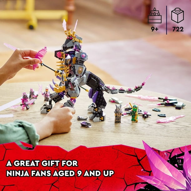 LEGO NINJAGO The Crystal King 71772 Ninja Villain Building Toy Set