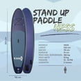 thumbnail image 3 of Tabla de Remo Inflable Kano Hess Stand Up Paddle SUP 10’6”, 3 of 10