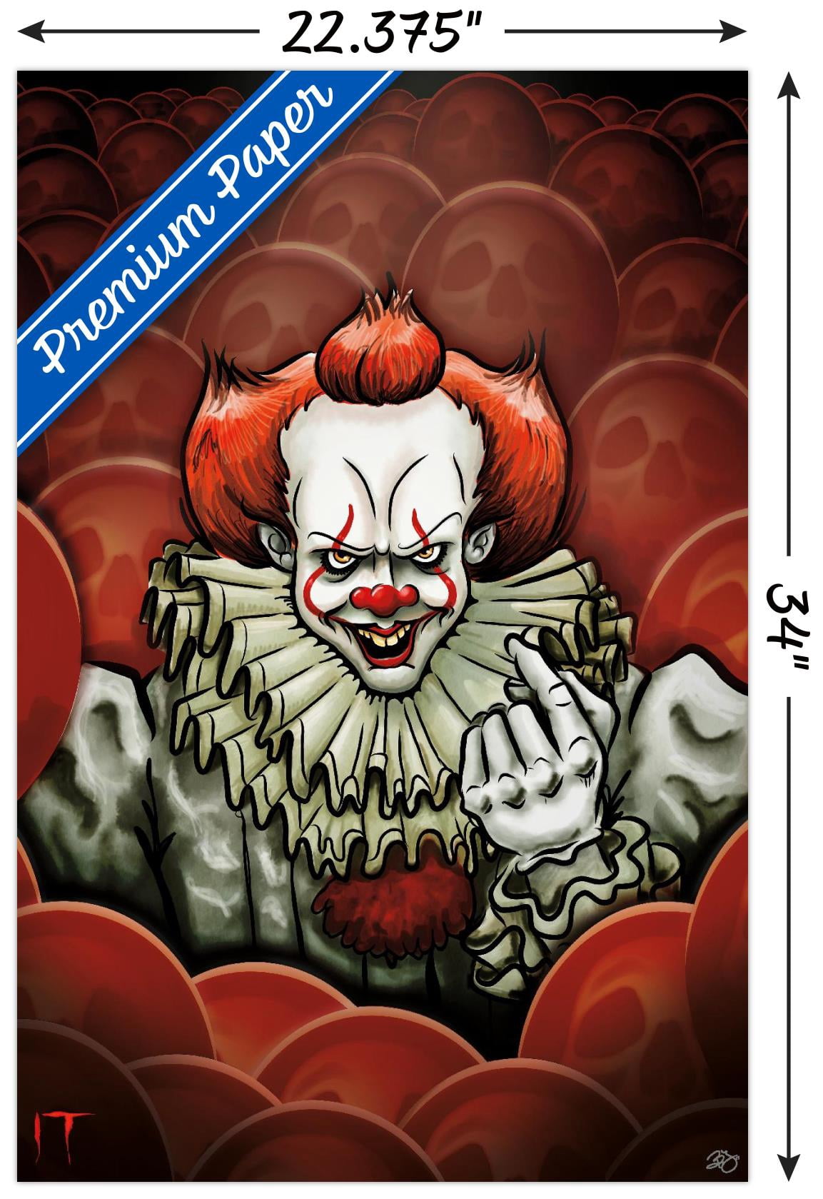 IT - Brandon Yarwood Illustration Wall Poster, 22.375" x 34"