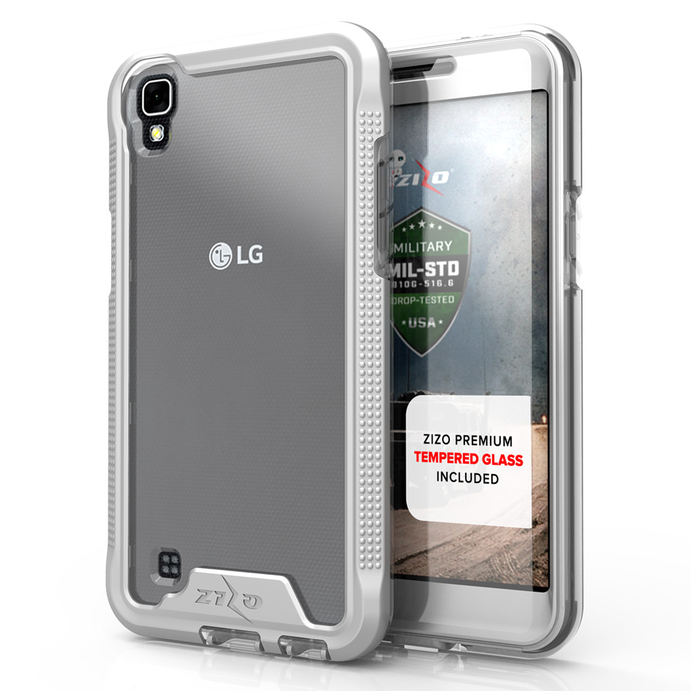 Zizo ION Series compatible with LG Tribute HD Case Military Grade Drop