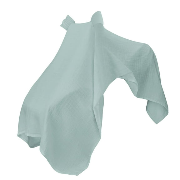 Kokiya Car Seat Cover for Girls Boys Nursing Breastfeeding Cover Soft Car Seat Canopy green