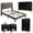 Black, variant on Lofka Bedroom Furniture Set – Queen Bed Frame, 2 Nightstands with Charging & RGB Lights, 5-Drawer Dresser & 6-Drawer Dresser for Large Bedrooms