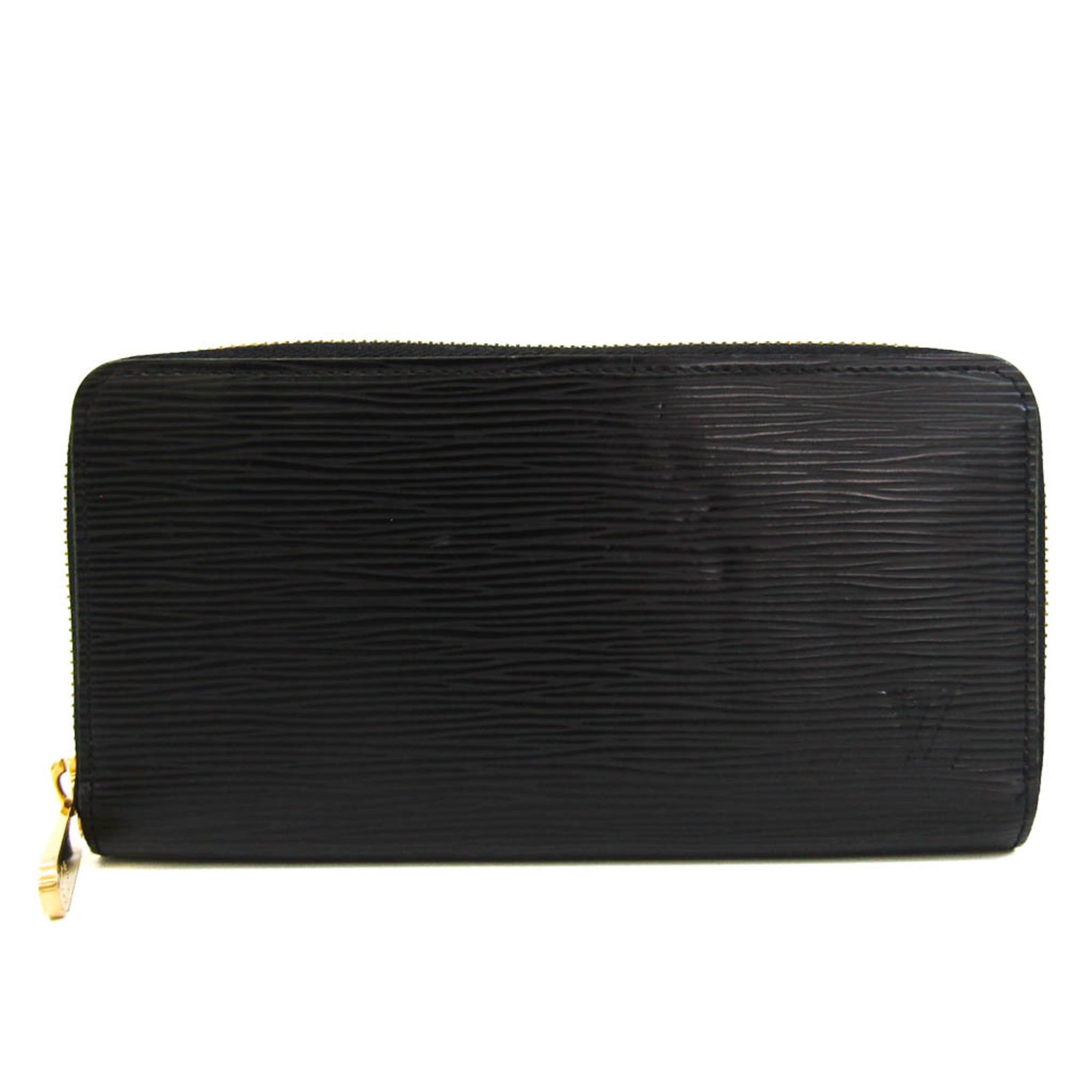 Louis Vuitton - Authenticated Zippy Wallet - Leather Black for Women, Very Good Condition