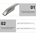 thumbnail image 3 of CCIYU Roof Rack Side Rails Fit for Land Rover LR3 4.0L 4.4L 2005-2009,for Land Rover LR4 3.0L 2014-2016,for Land Rover LR4 5.0L 2010-2013 2pcs Aluminum Car Top Luggage Carrier Rails, 3 of 6
