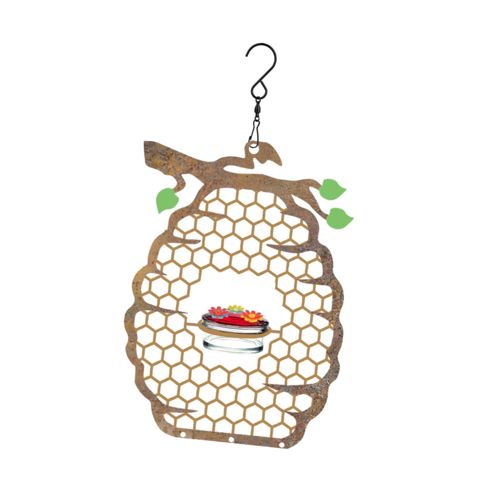 YWMJZEU Hummingbird Feeder for Outdoor Food Dispenser Garden Decoration Windchime Sturdy without Bell