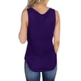 thumbnail image 2 of Womens Loose Fit Sleeveless Tunic Tops Casual Summer V Neck Tank Tops, 2 of 3