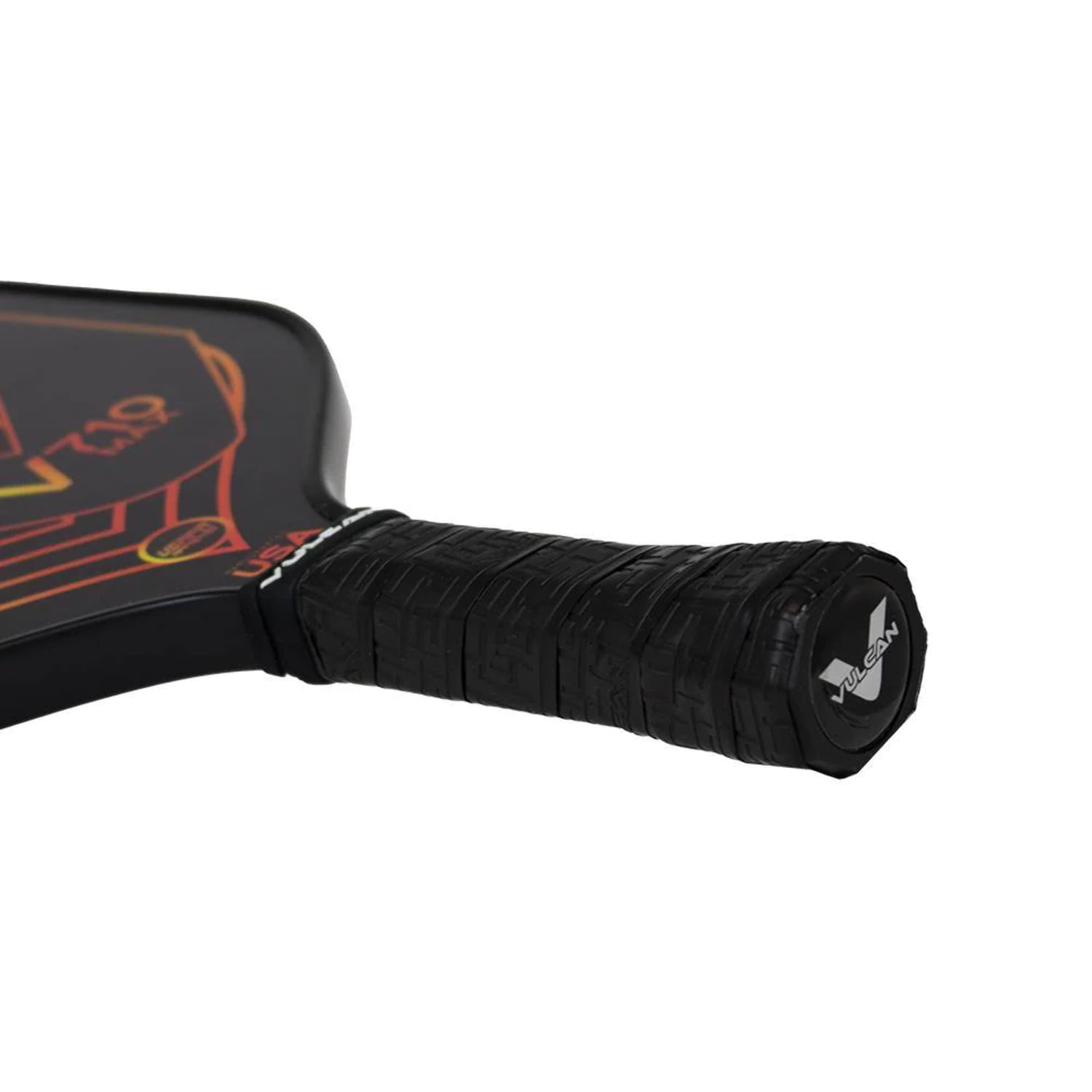 Vulcan V710 Max Pickleball Paddle -Flame Circuit -Black