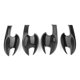 thumbnail image 4 of 4 x Cubierta de cuenco para manija de puerta de automóvil de fibra de carbono para Mazda CX-5 CX5 2017-2020 18, 4 of 4