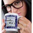 thumbnail image 2 of 3drose, Deer Family and Pheasants Playing in the Snow Merry Christmas, 15oz Mug, 2 of 6