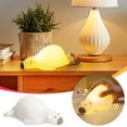 thumbnail image 1 of QIPOPIQ Cartoon Night Lamp Touch Control 3 Gears Brightness Adjustable Eye Protection Decorative USB Rechargeable LED Bedside Lamp Bedroom Decor (4 Pack), 1 of 9