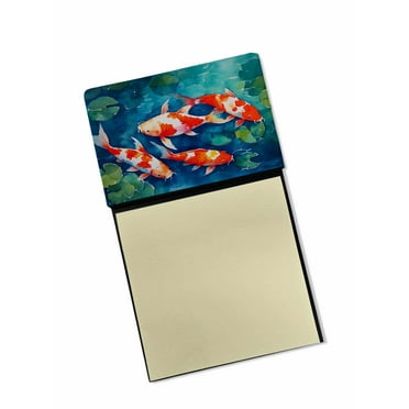 Koi Fish Sticky Note Holder 3.25 in x 5.25 in