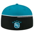 thumbnail image 4 of Men's New Era Black/Teal San Jose Sharks Vintage Color Dip 59FIFTY Fitted Hat, 4 of 6