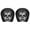 Black#03, variant on Spooky Car Headrest Covers Scary Face Head Rest Cover Creepy Ghost Mask Seat Decor Accessories for Vehicle Auto SUV Truck Halloween Horror Style Decoration