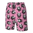 thumbnail image 4 of Logiee Cute Panda Print Mens Swim Trunks Quick Dry Board Shorts,Breathable Hawaii Beach Shorts Swimwear Bathing Suits-, 4 of 6