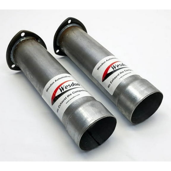 Header Collectors 2.50 inch Flange to 2.50 Inch OD Steel Pair of Wesdon Collector