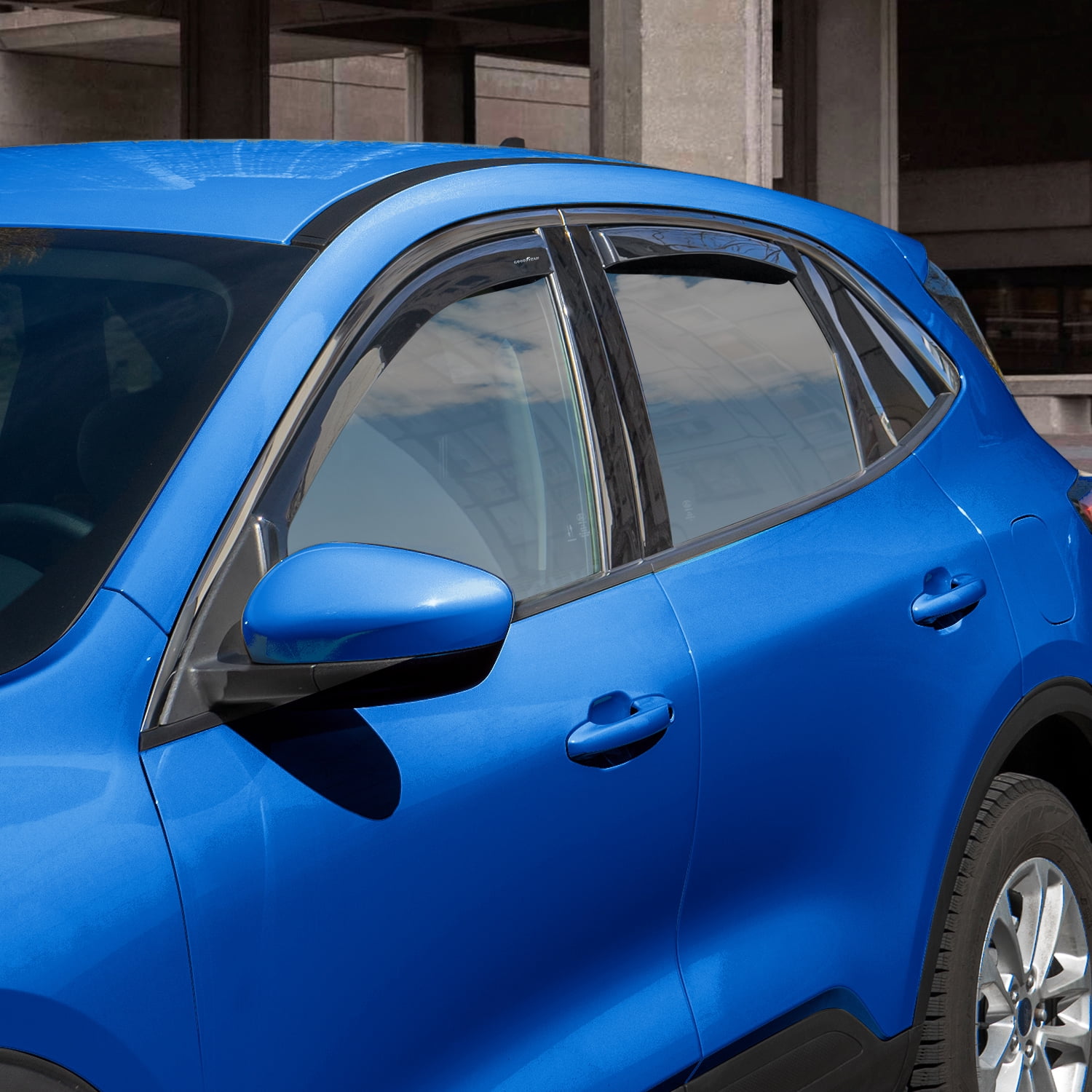 Goodyear Shatterproof in-Channel Window Deflectors for Ford Escape 2020-2026, Rain Guards, Window Visors for Cars, Vent Deflector, Car Accessories, 4 pcs - GY008084