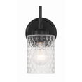 thumbnail image 2 of Craftmade - Claire 1 Light 10 in. Flat Black Finish Wall Sconce with Clear Bubble Glass, 2 of 7