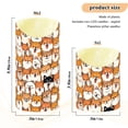 thumbnail image 4 of Orange Corgi Pattern Flameless Candles 2 PCS with Remote Realistic Moving Flame LED Tapered Pillar Set for Home Decor, 4 of 7