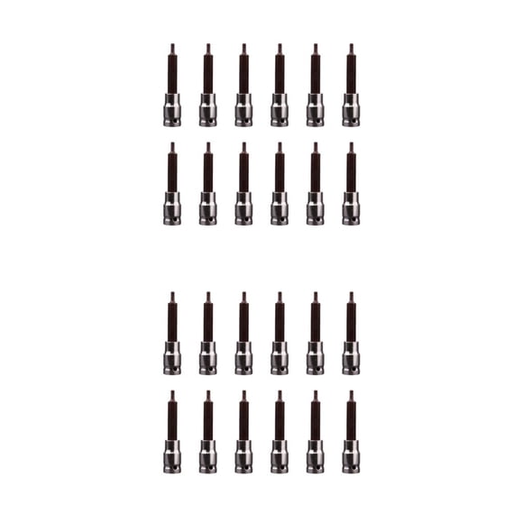 Llave de vaso Kenally 99mm adaptador de puntas de destornillador de trinquete hexagonal 2Conjunto 99 mm/H4/0.12 kg