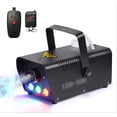 thumbnail image 4 of machine à Fumée Télécommandée avec 3 Lumières LED Colorées, Sortie 2000 CFM avec Télécommandes Sans Fil, Parfait pour Mariages, Halloween et Spectacles, 4 of 5