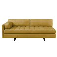 thumbnail image 2 of ACME Radia Sofa with Pillow in Yellow Turmeric Top Grain Leather, 2 of 6