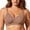Coffee, variant on Women Wireless Bra Lace Thong Set Bowknot Detail Naked-Feel Comfort Seamless Fit Daily Date Wear Pink 34 (M)