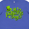 thumbnail image 4 of Inktastic St. Patrick's Day Hand Lettering with Green Top Hat Youth T-Shirt, 4 of 5