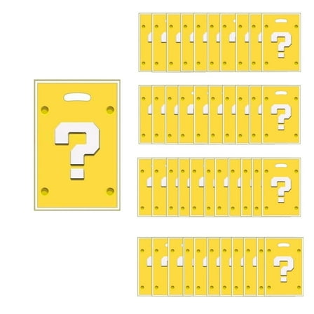 20Pcs Mário Anime Party Favor Bags - Beautiful Cartoon Theme Gift Bags with Handles for Birthday Candy, Kids Party Decorations Supplies