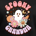 thumbnail image 3 of CafePress - Halloween Spooky Grandma T Shirt - Women's V-Neck Dark T-Shirt, 3 of 4