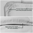 thumbnail image 3 of Southshore Fine Living, Inc. California/King Size Comforter, King Size Bedspread, Light Grey, 3 of 9