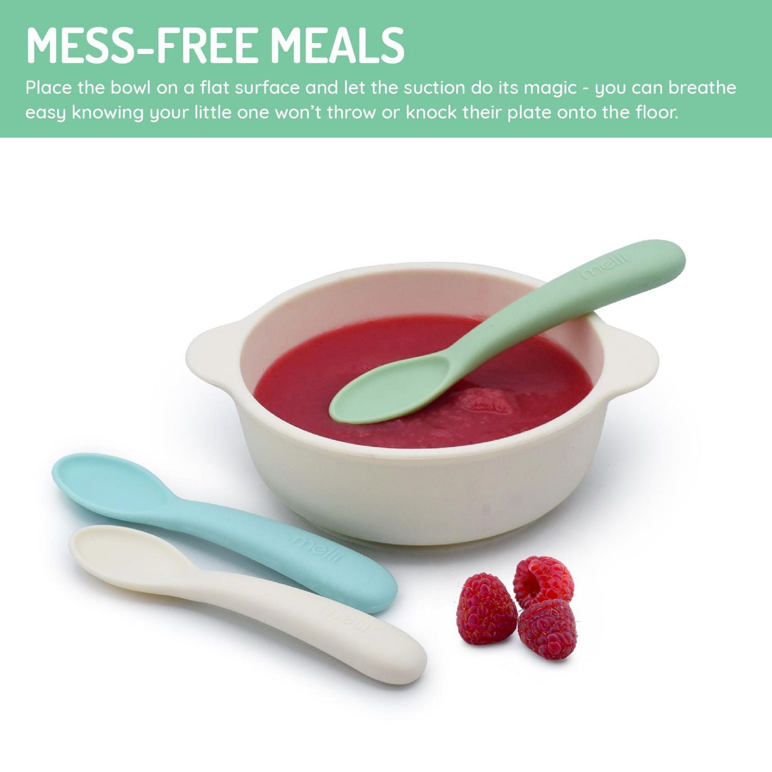 Silicone Suction Bowls- 2pk, Bowls