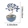 thumbnail image 3 of Xihbxyly Adorno de Cristal para Árbol de La Abundancia, Artesanal, para Atraer Riqueza, Elegante Decoración de Escritorio, Decoración Única para El Hogar y La Oficina, Ideal Como Regalo Espiritual, 8, 3 of 6