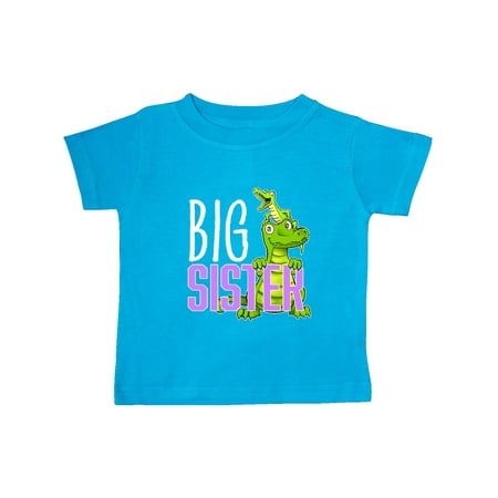 

Inktastic Big Sister with Cute Alligators Gift Baby Boy or Baby Girl T-Shirt