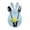 Yellow, variant on Costeam 4 Pack Easter Bunny Head with Flower Silverware Holder,Festive Cutlery Pouch for Holiday Dinner