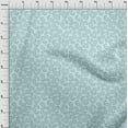 thumbnail image 4 of oneOone Cotton Poplin Light Blue Fabric Asian Floral Paisley Sewing Material Print Fabric By The Yard 42 Inch Wide, 4 of 4
