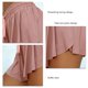 thumbnail image 4 of Pantalones cortos de Yoga con cordón en la cintura, dobladillo con volantes, secado rápido, 2 en 1, pantalones cortos atléticos de doble capa para mujer, para entrenamiento físico y correr, 4 of 5