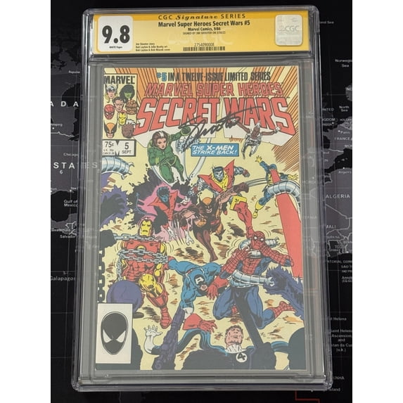 Marvel Super Heroes Secret Wars #5 - CGC 9.8 Comic Book