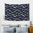 thumbnail image 5 of Xecao Sardine Print Tapestry, Wall Hanging Room Funny Decor, Backdrop Room Decor for Bedroom Living Room dormitory, 5 of 8