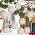 thumbnail image 5 of 3Pcs 80mm/3.15'' Christmas Tree Ball Ornament Set Shatterproof Foam Coloful Sprinkles Balls Ornaments Xmas Tree Hanging Baubles for Home Decor, 5 of 7