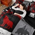 thumbnail image 3 of Feelyou Wildlife Twin Bedding Sets 7pcs, Hunting Theme Bedding Comforter Set, 3 of 7