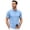 Light Blue, variant on Polo Shirts For Men Short Sleeve Collar Regular Fit Breathable Top Casual Skin Friendly Mens Golf Shirt Complexion L