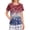 Light Blue, variant on Independence Day Post Surgery Shirts for Women Short Sleeve Tear Away Tops Surgery Recovery Shirts Patriotic Chemo Post Adaptive Top Pink XL