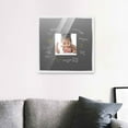 thumbnail image 4 of 20x20 White Autograph & Signature Frame with Black Square Photo Mat for 6x6 Picture - Includes, 4 of 8