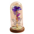 thumbnail image 4 of Regalos de flores rosas Regalo del día de la madre Regalos Novia Madre Mamá Te amo Violeta, 4 of 9