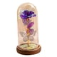 thumbnail image 4 of Regalos de flores de rosas, rosa de flores artificiales coloridas, adorno de regalo para mamá, regalos con mariposas, regalos del día de San Valentín Violeta, 4 of 9