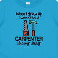 thumbnail image 4 of Inktastic Future Carpenter Builder Like Daddy Boys Baby T-Shirt, 4 of 5